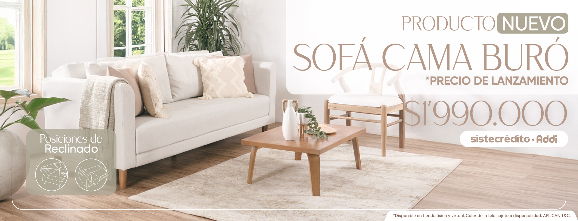 Nuevo Producto Sofacama Buró